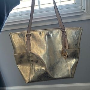 Michael Kors Purse Gold